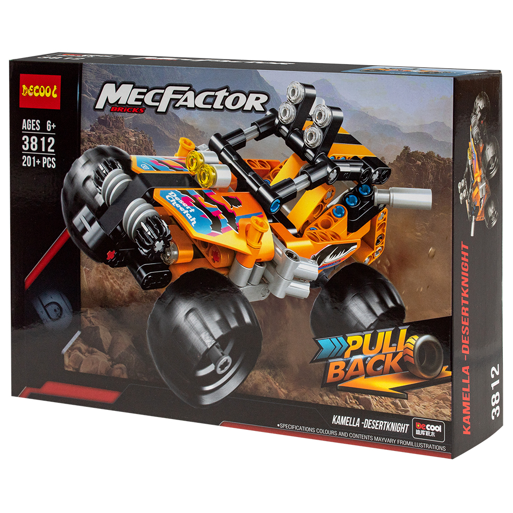 Конструктор Машина "Внедорожник багги", 201 деталь