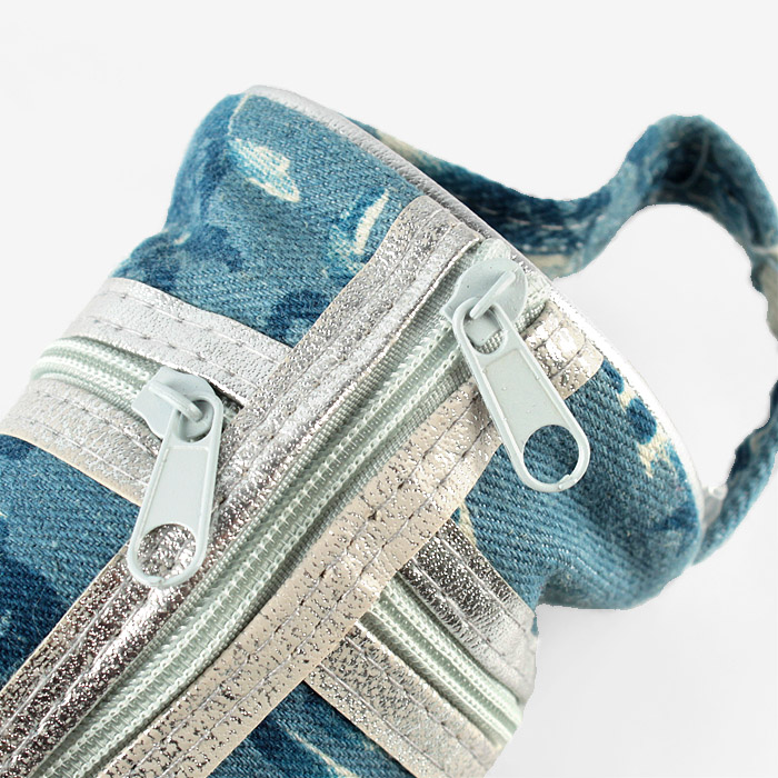 Пенал мягкий тубус "Darvish" джинс ассорти с рисунком Пенал мягкий тубус "Darvish" джинс ассорти с рисунком