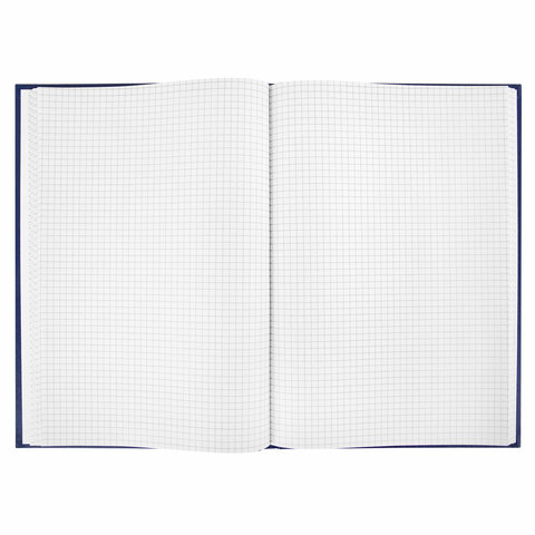 Книга учета 96 л., клетка, твердая, бумвинил, блок офсет, А4 (200х290 мм),