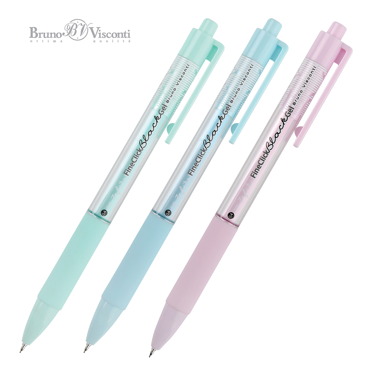 РУЧКА "FineClick.Zefir" ГЕЛЕВАЯ, АВТОМАТИЧЕСКАЯ, 0.4 ММ, ЧЕРНЫЙ (3 РУЧКА "FineClick.Zefir" ГЕЛЕВАЯ, АВТОМАТИЧЕСКАЯ, 0.4 ММ, ЧЕРНЫЙ (3