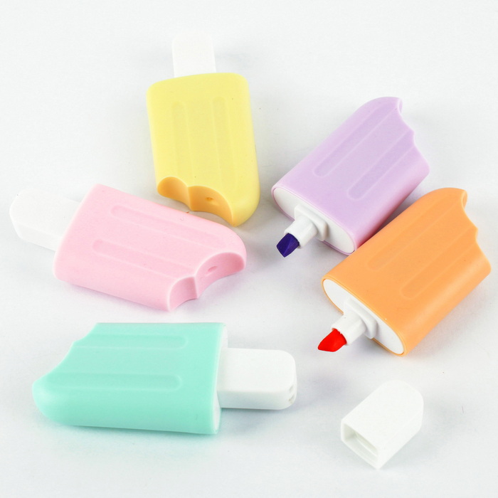 Текстмаркеры "Мороженое" в наборе 6 цветов Текстмаркеры "Мороженое" в наборе 6 цветов