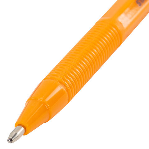 Ручка шариковая STAFF "Basic BP-66 ORANGE", СИНЯЯ, корпус оранжевый, Ручка шариковая STAFF "Basic BP-66 ORANGE", СИНЯЯ, корпус оранжевый,
