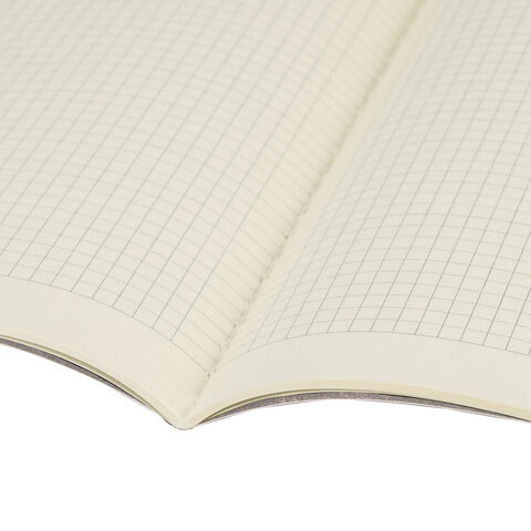 Тетрадь 40 л. в клетку обложка SoftTouch, бежевая бумага 70 г/м2, сшивка, А5