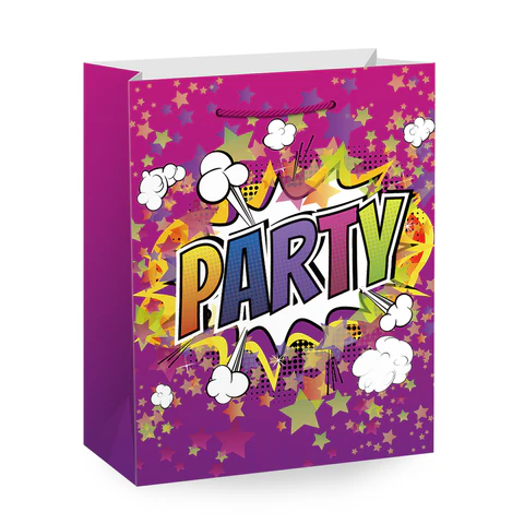 Пакет подарочный (1 штука) 26х13х32 см (L), "Party Collection", Пакет подарочный (1 штука) 26х13х32 см (L), "Party Collection",