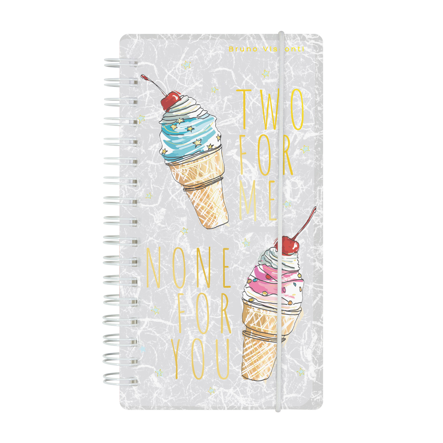 "CUTE JOURNAL" А6-, 80 Л. НА ГРЕБНЕ С РЕЗИНКОЙ "МОРОЖЕНОЕ" , "CUTE JOURNAL" А6-, 80 Л. НА ГРЕБНЕ С РЕЗИНКОЙ "МОРОЖЕНОЕ" ,