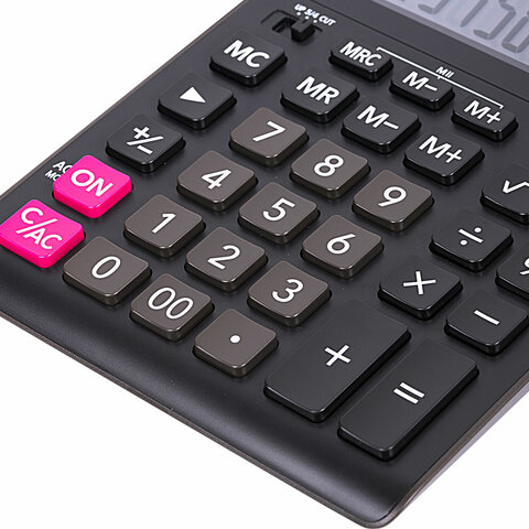 Калькулятор настольный CASIO GR-12-W (209х155 мм), 12 разрядов, двойное питание, Калькулятор настольный CASIO GR-12-W (209х155 мм), 12 разрядов, двойное питание,
