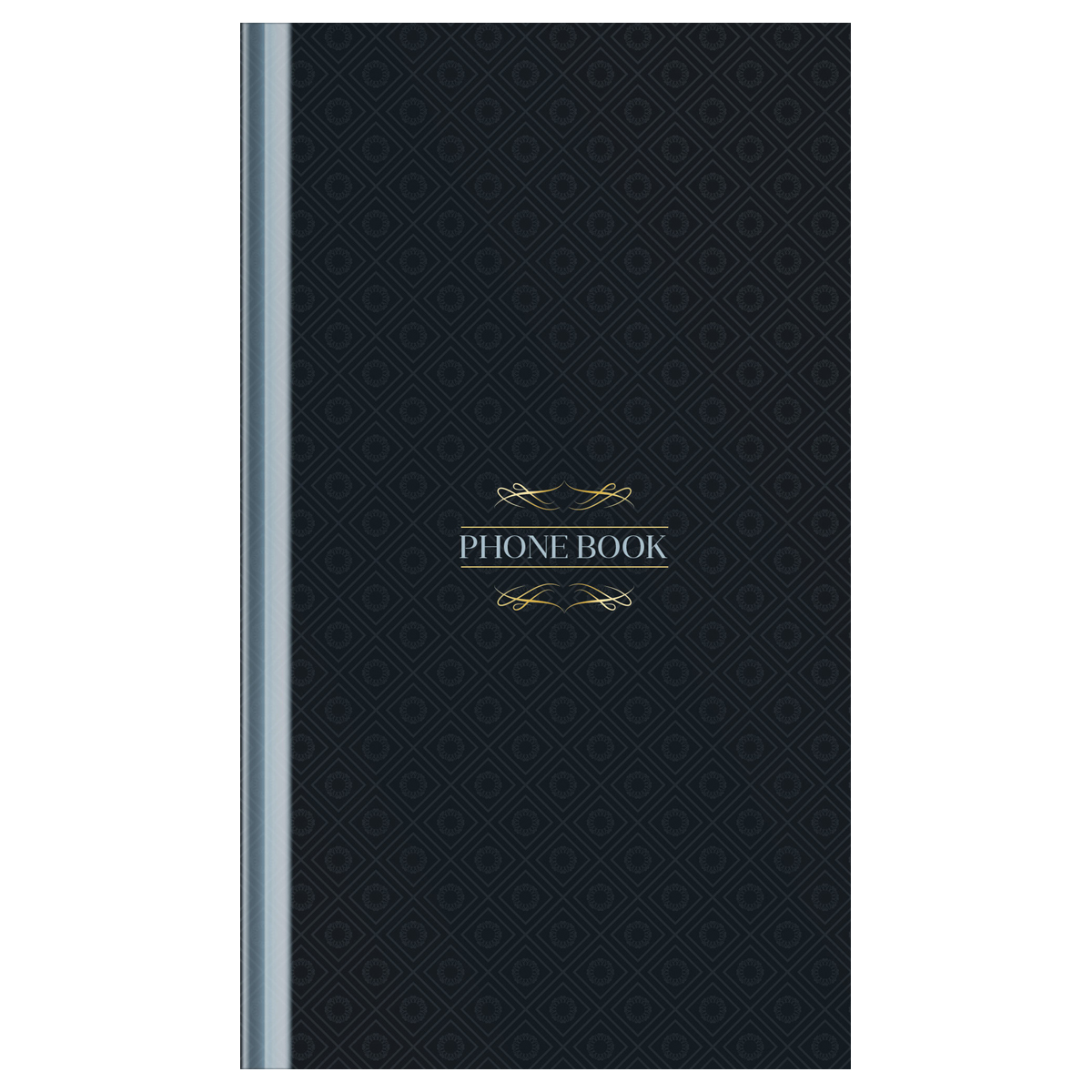 Телефонная книга А5, 80л., 7БЦ, OfficeSpace "Моноколор. Dark", Телефонная книга А5, 80л., 7БЦ, OfficeSpace "Моноколор. Dark",