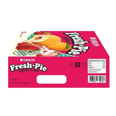 Печенье ORION "Fresh-Pie Strawberry-raspberry", клубника-малина, 300 г Печенье ORION "Fresh-Pie Strawberry-raspberry", клубника-малина, 300 г