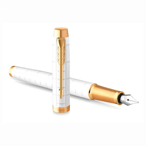 Ручка перьевая PARKER "IM Premium Pearl GT", корпус жемчужный лак, Ручка перьевая PARKER "IM Premium Pearl GT", корпус жемчужный лак,