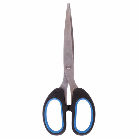 Ножницы BRAUBERG "Classic+", 160 мм, классической формы, резиновые Ножницы BRAUBERG "Classic+", 160 мм, классической формы, резиновые
