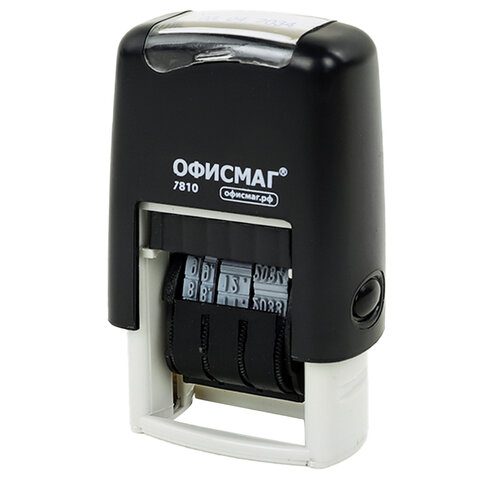 Датер-мини ОФИСМАГ, месяц цифрами, оттиск 22х4 мм, "Printer 7810 Датер-мини ОФИСМАГ, месяц цифрами, оттиск 22х4 мм, "Printer 7810