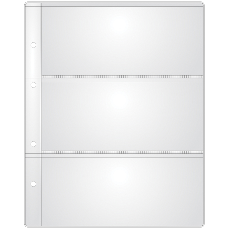 Лист для альбома OfficeSpace "Optima" на 3 боны 185*80, 120мкм Лист для альбома OfficeSpace "Optima" на 3 боны 185*80, 120мкм