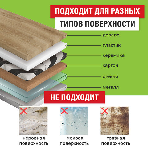 Клейкая лента малярная креппированная 48 мм x 20 м, STAFF, 229057 Клейкая лента малярная креппированная 48 мм x 20 м, STAFF, 229057