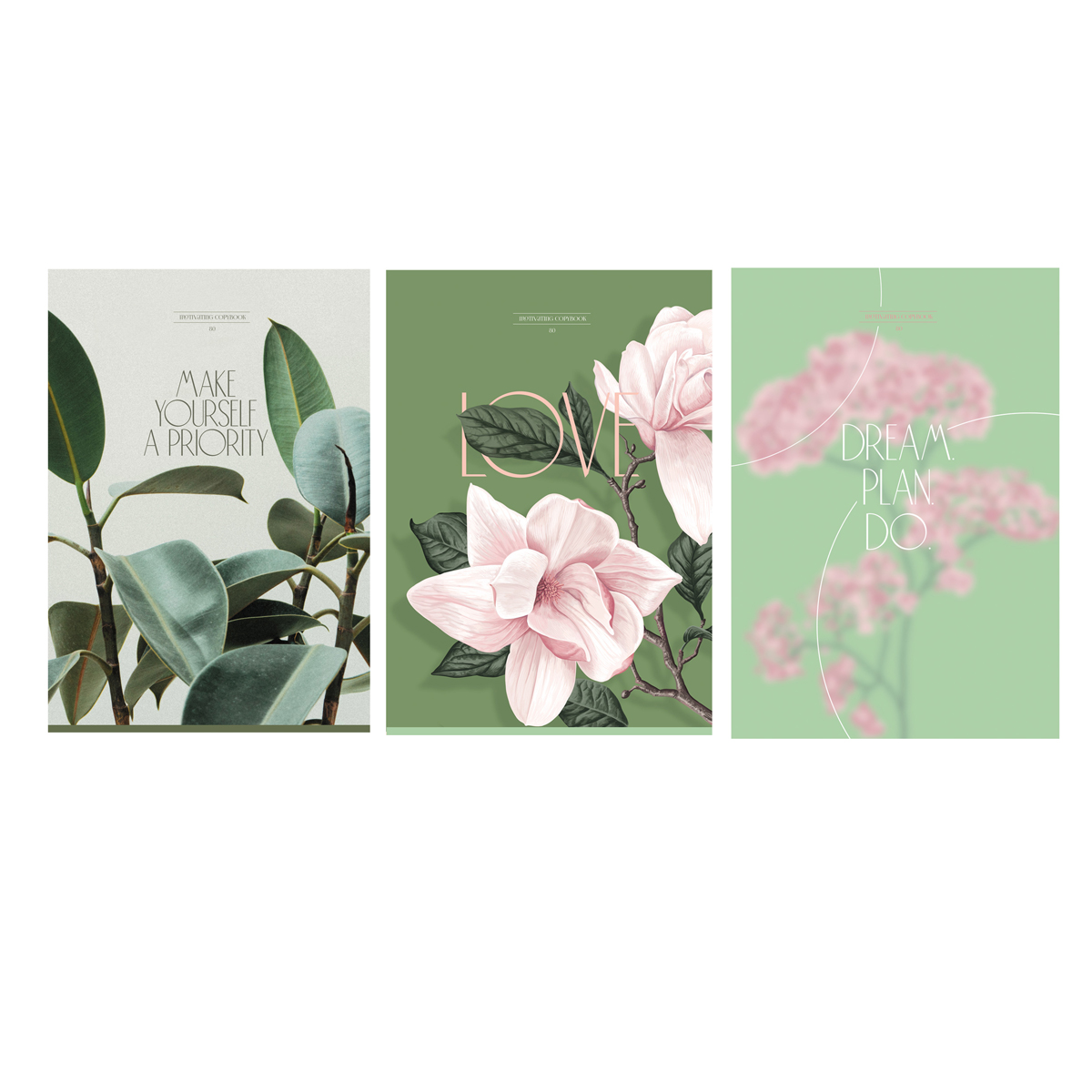 Тетрадь 80л., А4, клетка BG "Flora", матовая ламинация Тетрадь 80л., А4, клетка BG "Flora", матовая ламинация