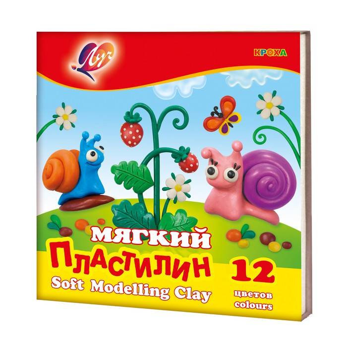 Пластилин ЛУЧ КРОХА 12 цв. 198 г со стеком: 23С 1484-08 штр.: 4601185011049 Пластилин ЛУЧ КРОХА 12 цв. 198 г со стеком: 23С 1484-08 штр.: 4601185011049