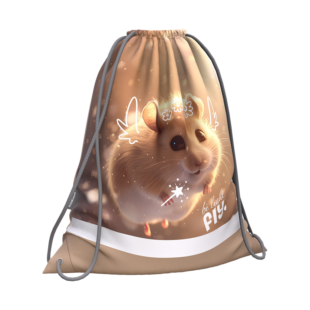 Мешок для обуви ErichKrause 365x440мм Fluffy Мешок для обуви ErichKrause 365x440мм Fluffy