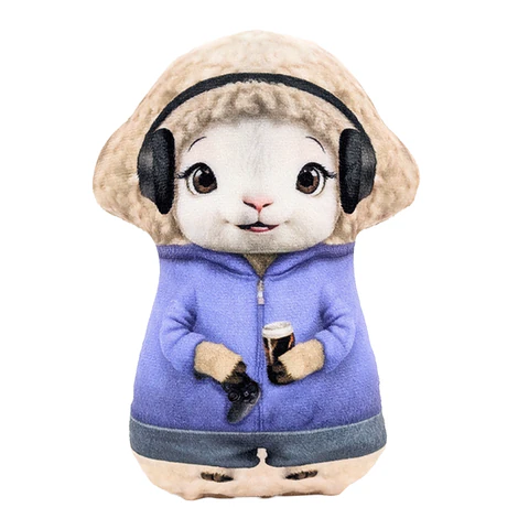 Игрушка мягкая "ОВЕЧКА В КОСТЮМЕ", 20 см, ассорти, 6 видов, WOOZOO
