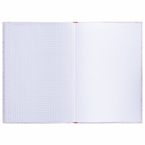 Книга учета 96 л., клетка, твердая, крафт, блок офсет, А4 (210х265 мм), STAFF,