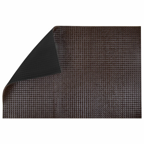 Коврик придверный 60х90 см, ВЕНГЕ пластиковый грязезащитный толщина 10 мм