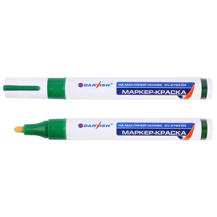 Маркер-краска зеленый "Darvish" на масляной основе Маркер-краска зеленый "Darvish" на масляной основе