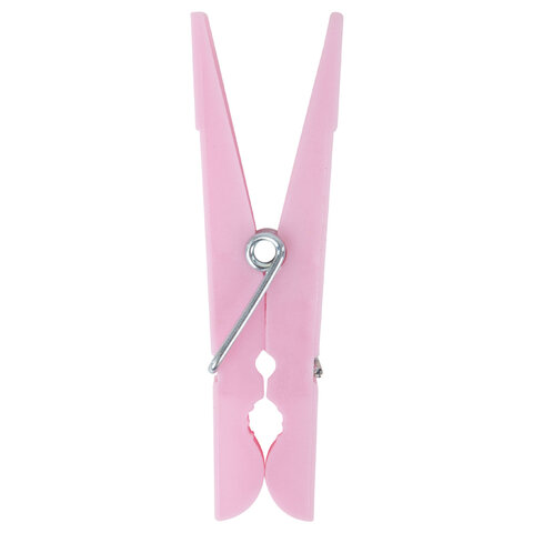 Прищепки бельевые 7,4 см, КОМПЛЕКТ 20 штук, пластик, ассорти, PRIMILA (ПРИМИЛА)