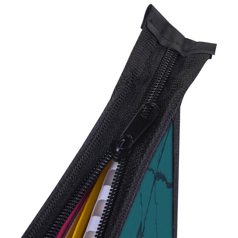 Папка для тетрадей ПИФАГОР А4, 1 отделение, картон/пластик, на молнии,