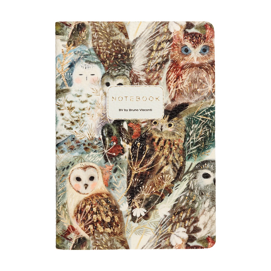 ТЕТРАДЬ А5 ИЗ ЭКОКОЖИ, "FAUNA.ВОЛШЕБНЫЕ СОВЫ" 60 Л. КЛЕТКА ТЕТРАДЬ А5 ИЗ ЭКОКОЖИ, "FAUNA.ВОЛШЕБНЫЕ СОВЫ" 60 Л. КЛЕТКА