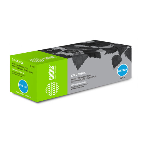 Картридж лазерный CACTUS (CS-CF210A) для HP LaserJet Pro 200 M276n/M276nw, Картридж лазерный CACTUS (CS-CF210A) для HP LaserJet Pro 200 M276n/M276nw,
