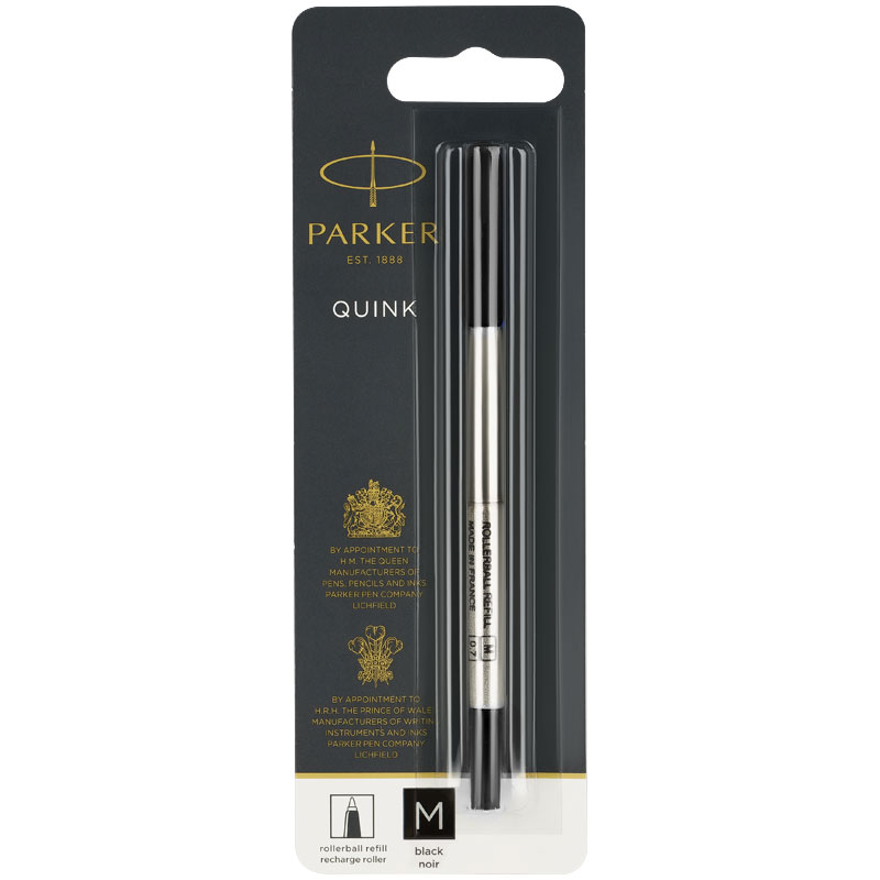 Стержень для роллера Parker "Refill Roller Ball" черный, 0,7мм,
