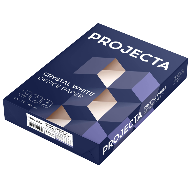 Бумага PROJECTA (А4, марка В, 80 г/кв.м, 500 л) Бумага PROJECTA (А4, марка В, 80 г/кв.м, 500 л)