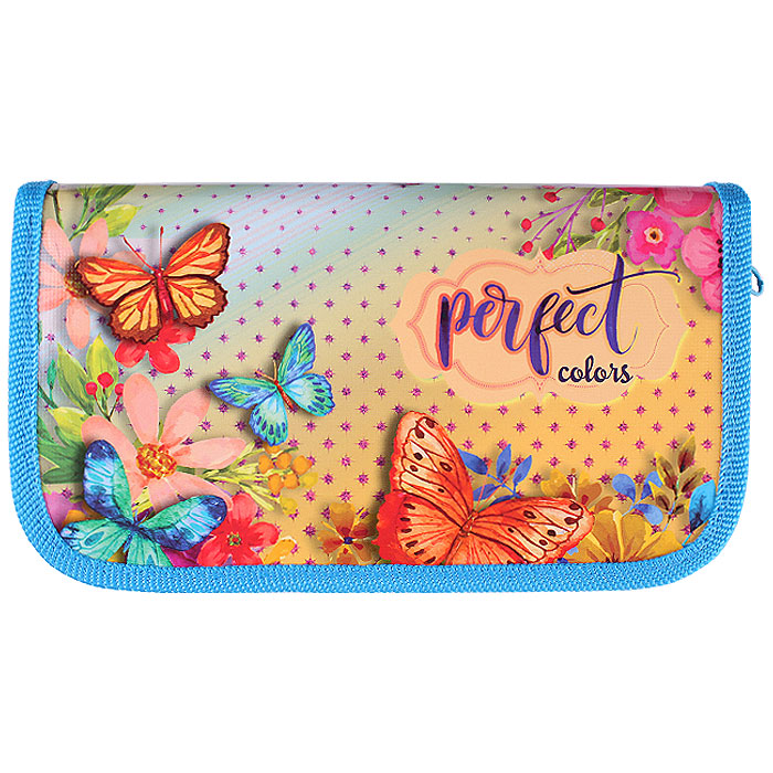 Пенал 2отдел. 190*105мм Волшебные бабочки Пенал 2отдел. 190*105мм Волшебные бабочки