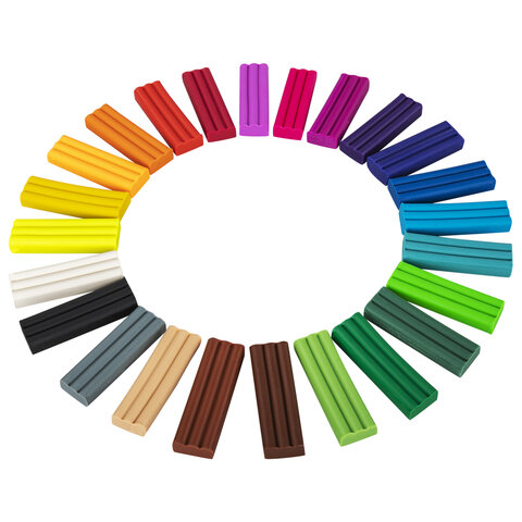 Пластилин мягкий восковой BRAUBERG KIDS, 24 цвета, 360 г, со стеком, 106498 Пластилин мягкий восковой BRAUBERG KIDS, 24 цвета, 360 г, со стеком, 106498