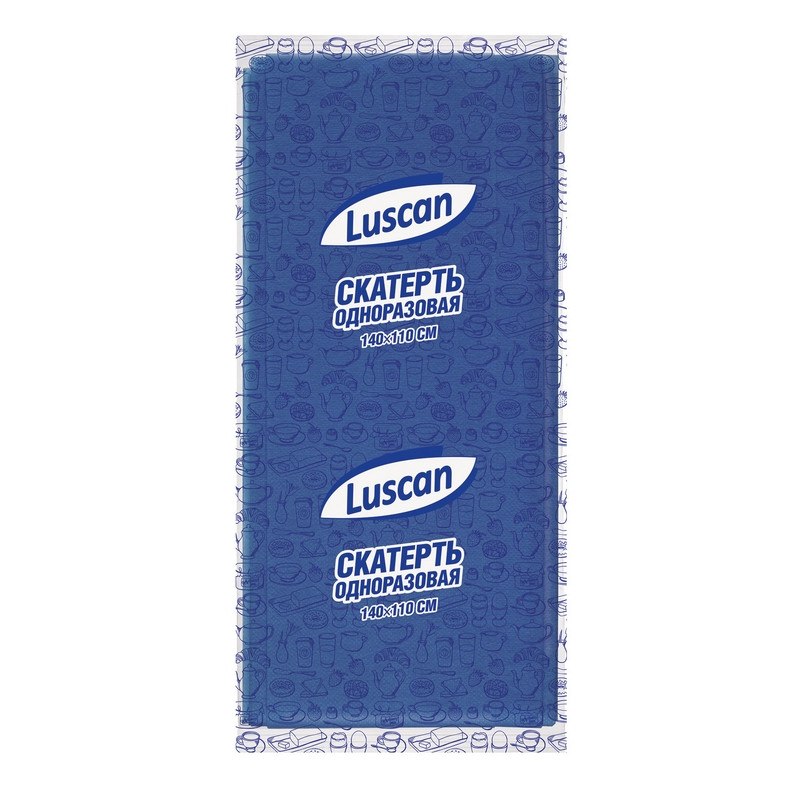 Скатерть Luscan спанбонд синяя 110x140 см Скатерть Luscan спанбонд синяя 110x140 см