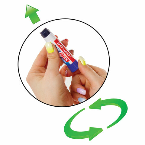 Клей-карандаш BRAUBERG SUPER, 8 г, обесцвечивающийся после высыхания, ЮЖНАЯ Клей-карандаш BRAUBERG SUPER, 8 г, обесцвечивающийся после высыхания, ЮЖНАЯ