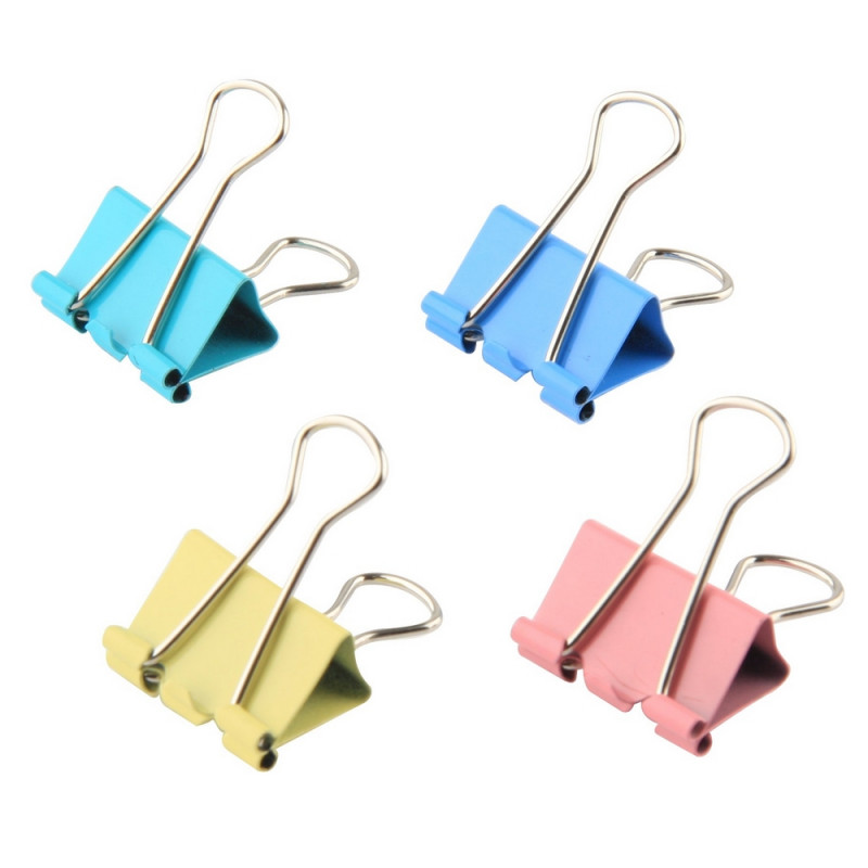 Зажим для бумаг 15мм, 12 шт/уп Attache Economy, цветные, в карт.коробке Зажим для бумаг 15мм, 12 шт/уп Attache Economy, цветные, в карт.коробке