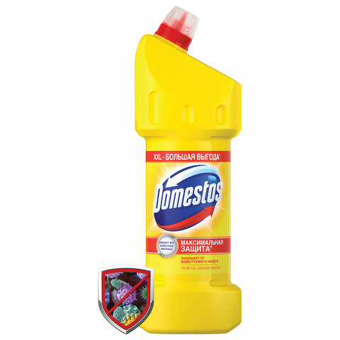 Чистящее средство 1,5 л, DOMESTOS (Доместос) "Лимонная свежесть", с Чистящее средство 1,5 л, DOMESTOS (Доместос) "Лимонная свежесть", с