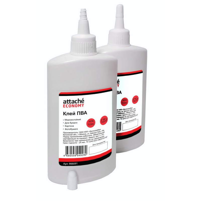 Клей ПВА 125г Attache Economy Клей ПВА 125г Attache Economy