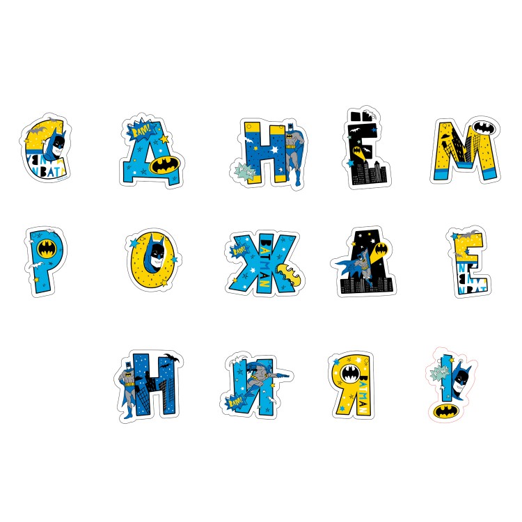 Batman. Гирлянда поздравительная "С Днем рождения!" (фигурная) Batman. Гирлянда поздравительная "С Днем рождения!" (фигурная)