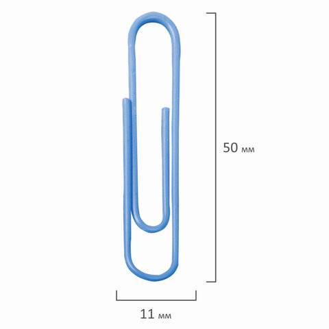 Скрепки BRAUBERG, 50 мм, цветные, 50 шт., в картонной коробке, 221533 Скрепки BRAUBERG, 50 мм, цветные, 50 шт., в картонной коробке, 221533