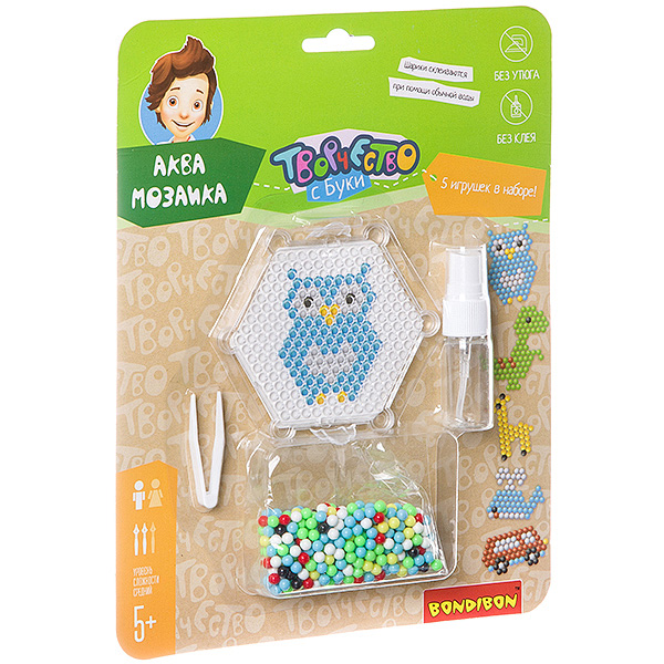 Набор для творчества BONDIBON. Аквамозаика (набор для мальчиков) Набор для творчества BONDIBON. Аквамозаика (набор для мальчиков)