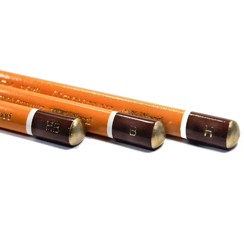 Карандаши чернографитные KOH-I-NOOR "1580", НАБОР 3 шт., B-H, без Карандаши чернографитные KOH-I-NOOR "1580", НАБОР 3 шт., B-H, без