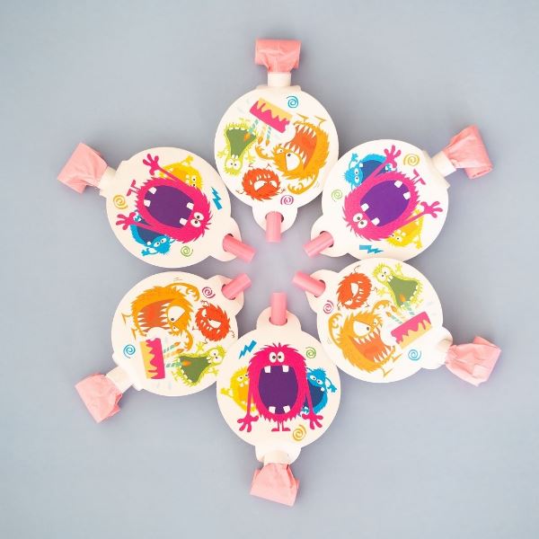 Язычок-гудок с карточкой Монстрики, 6 штук Язычок-гудок с карточкой Монстрики, 6 штук