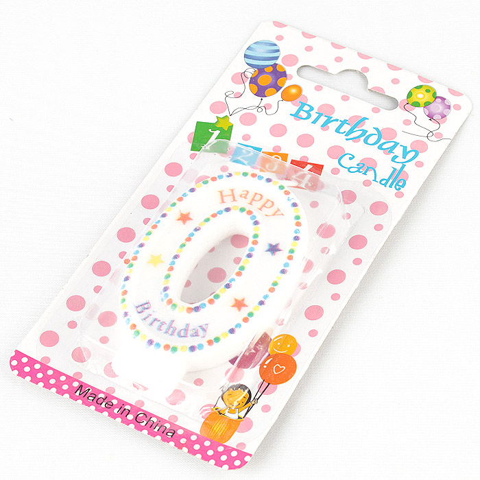 Свеча "Цифра 0" Свеча "Цифра 0"