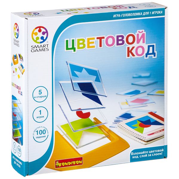 Логическая игра Bondibon Цветовой код арт.SG 090 RU Логическая игра Bondibon Цветовой код арт.SG 090 RU