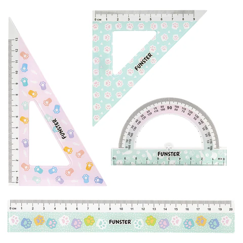 Набор чертежный кросс-серия "КОШАЧЬИ ЛАПКИ", FUNSTER (ФАНСТЕР), Набор чертежный кросс-серия "КОШАЧЬИ ЛАПКИ", FUNSTER (ФАНСТЕР),