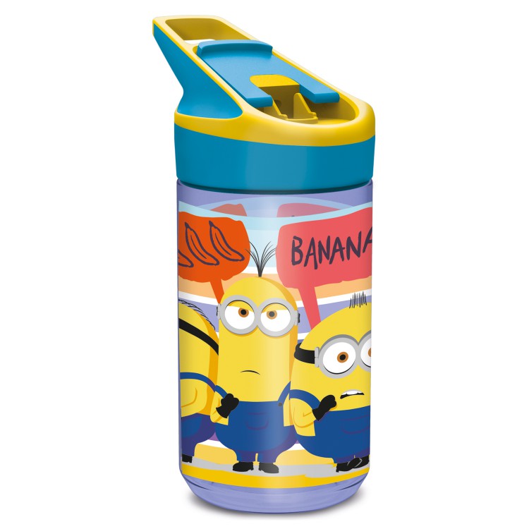 Бутылка пластиковая (спортивная 480 мл) Миньоны 2 Бутылка пластиковая (спортивная 480 мл) Миньоны 2