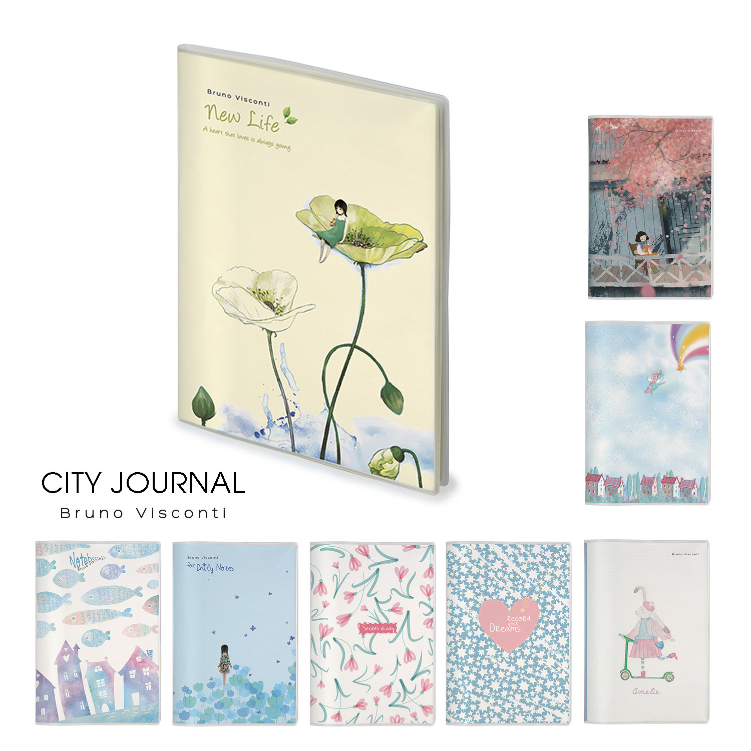"CITY JOURNAL" А5, 64 Л, ЛИНЕЙКА (8 ВИДОВ) "CITY JOURNAL" А5, 64 Л, ЛИНЕЙКА (8 ВИДОВ)