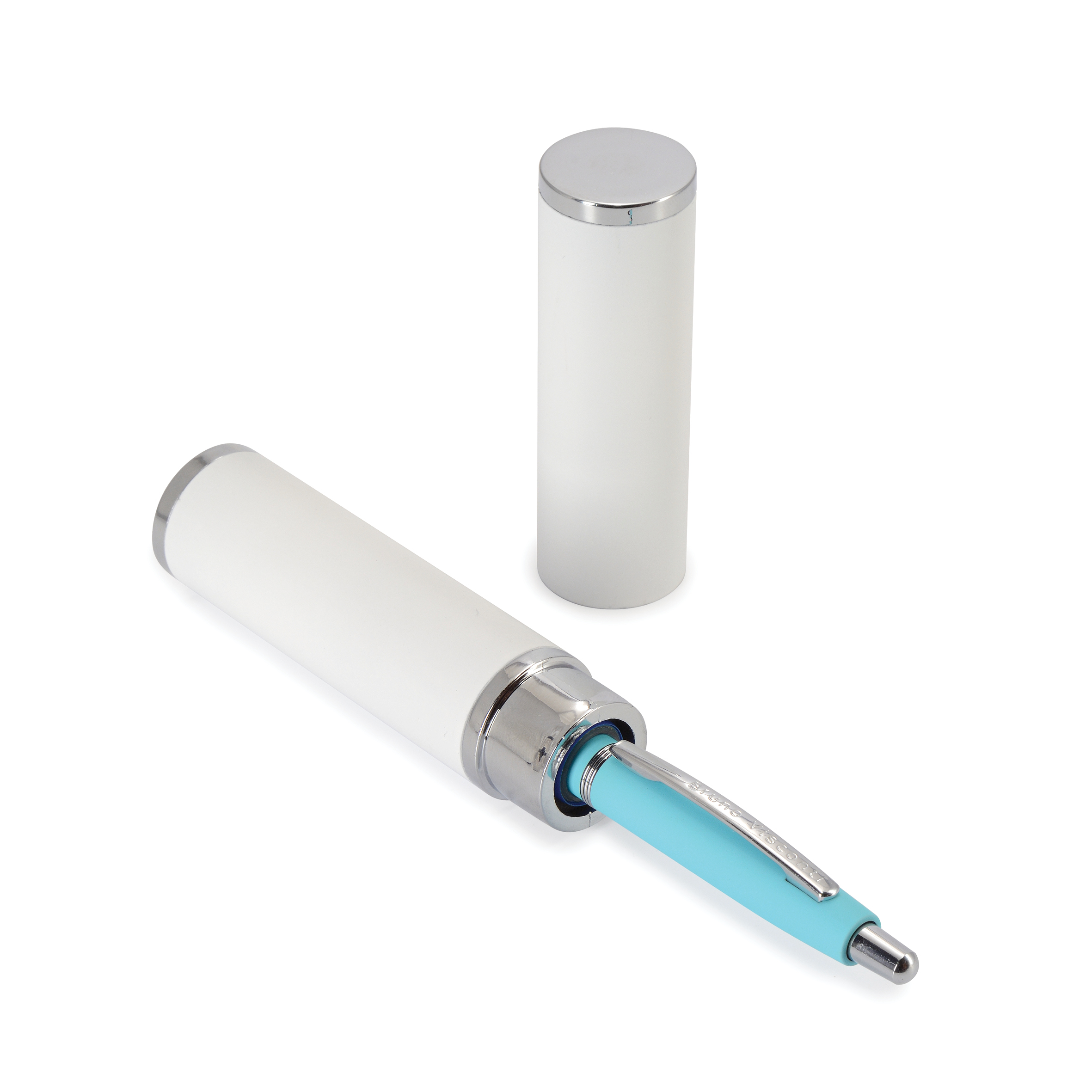 РУЧКА "SAN REMO" В ТУБУСЕ КРУГЛОЙ ФОРМЫ 1,0 ММ, СИНЯЯ (корпус голубой, РУЧКА "SAN REMO" В ТУБУСЕ КРУГЛОЙ ФОРМЫ 1,0 ММ, СИНЯЯ (корпус голубой,