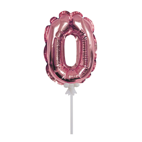 Шар самодув Цифра 0 Rose Gold 18 см шар фольгированный Шар самодув Цифра 0 Rose Gold 18 см шар фольгированный