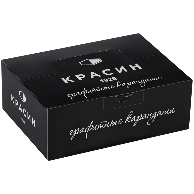 Карандаш чернографитный Красин "Конструктор" Т (H) шестигран.,